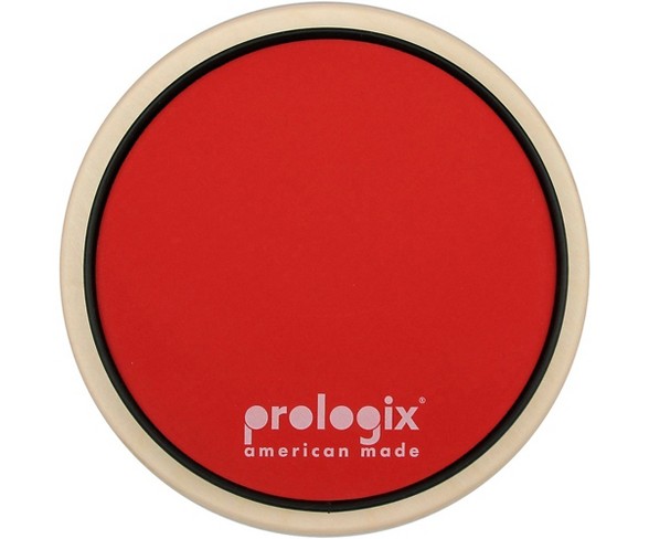 ProLogix Percussion Red Storm Practice Pad with Rim 8 in.