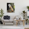 Stupell Industries Owl Perched on Barn Door Canvas Wall Art - 2 of 4