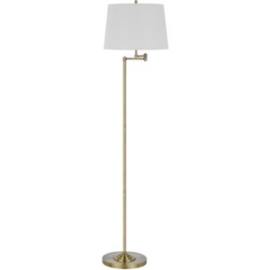 Cal Lighting 150W 3 way Colton double swing arm floor lamp - 1 of 4