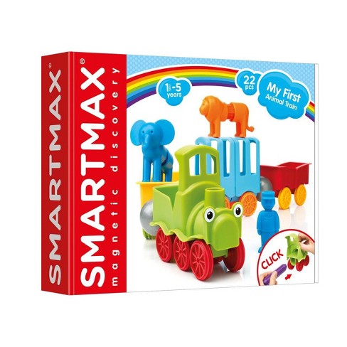 Magnetic Building Blocks Toys for Kids STEM by SmartMax My First Safari  Animals