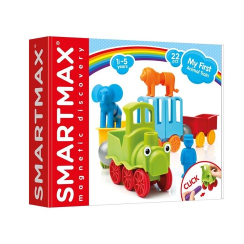  SmartMax My First Farm Animals STEM Magnetic Discovery Building  Set with Soft Animals for Ages 1-5 : Toys & Games