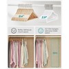 SONGMICS Rubber-Coated Plastic Hangers, 50 Pack Non-Slip Coat Hangers, Space-Saving Slim Clothes Hangers - 4 of 4