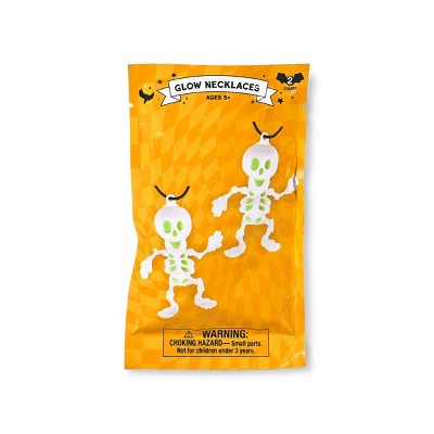 2ct Glow Necklace Skeleton - Bullseye's Playground™