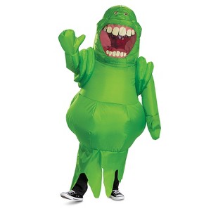 Disguise Boys' Ghostbusters: Frozen Empire Slimer Inflatable Costume - Size One Size Fits Most - Green - 1 of 1