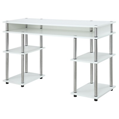 No Tools Student Desk White - Breighton Home