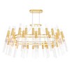 CWI Lighting,Orgue 72 Light Chandelier With Satin Gold Finish - 2 of 4