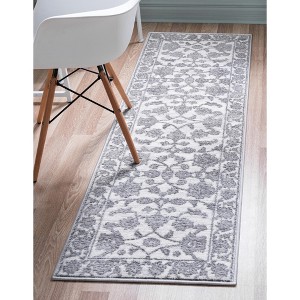 Unique Loom Boston Collection Area Rug - Floral - 1 of 4