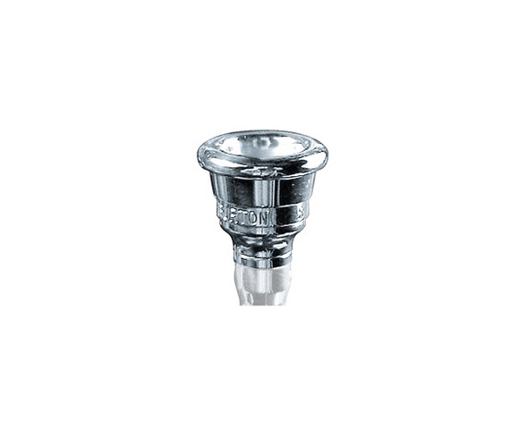 Warburton Size 2 Anchor Grip Series Trumpet and Cornet Mouthpiece Top in Silver 2MC Anchor Grip