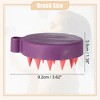 Unique Bargains Hair Scalp Massager Shampoo Brush 3.62"x3.07"x1.38" - 3 of 4