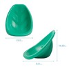 ECR4Kids Leaf Floor Seat, Portable Plastic Kid's Scoop Chair, 6-Piece - 2 of 4