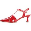 Journee Collection Women's Medium and Wide Width Jazlynn Buckle Kitten Heel Pointed Toe Pumps - 2 of 4