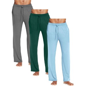 Blue Ice Men's  Modern  Fit Classic Lounge Pants-3 Pack - 1 of 4