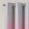 Awesome Home  Blackout Grommet Taylor Ombre Curtains Pair - 3 of 4