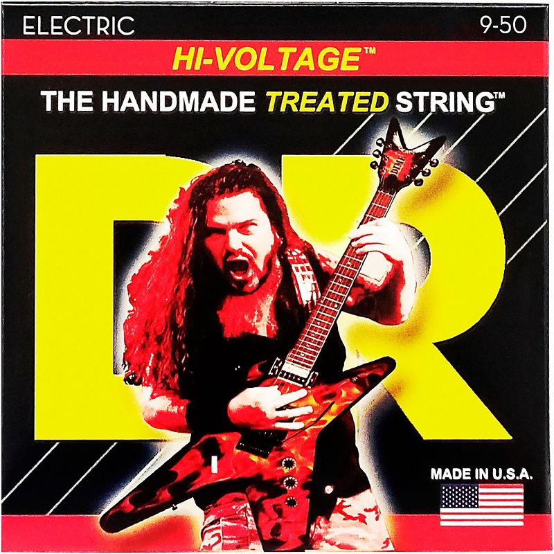DR Strings Dimebag Darrell DBG-9/50 Signature Hi-Voltage Electric Guitar Strings, 1 of 4