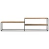 vidaXL TV Stand 70.9"x11.8"x19.7" Rough Mango Wood - 2 of 4