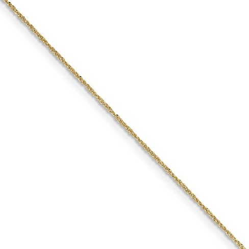 Black Bow Jewelry 0.7mm, 14k Yellow Gold, Ropa Chain Necklace - image 1 of 4