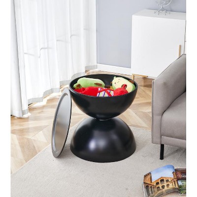 Modern Coffee Table End Table, Pedestal Center Tea Side Table, Accent Table for Small Spaces, Living Room Drink Martini Table, for Home Decor