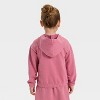 Toddler Girls' Zip-Up French Terry Hoodie - Cat & Jack™ - 3 of 4