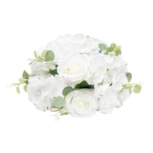 YIYIBYUS Flower Balls for Centerpieces Wedding Flowers - 6 Pcs Fake Small Rose Balls for Party, Home Decor - 1 of 4