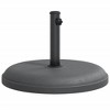 vidaXL Parasol Base Dark grey Plastic, concrete, Iron tube 55.1 lb - 2 of 2
