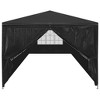 vidaXL Party Tent – 9.8'x29.5' Anthracite – UV and Water Resistant – Rust-Resistant Steel Frame – Outdoor Shelter for Parties and Events - 3 of 4