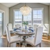 ALOADECOR 6-Light 22" Glam Coastal Capiz Tierd Chandelier 4-Tier Vintage Natural Seashell Hanging Light - 2 of 4