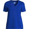 Lands' End Women's Relaxed Supima Cotton V-Neck T-Shirt - 3 of 3