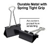 Staples 2" Binder Clips Large Black 12/Pack (10669) ST10669/10669 - 2 of 4