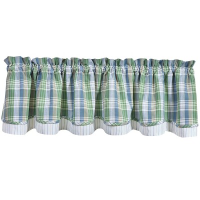 Park Designs Wren Lined Layered Valance 72" X 16"