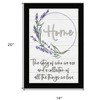 HomeRoots Home a Circle of Love Black Framed Print Wall Art - 3 of 3