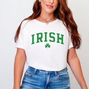 Simply Sage Market Irish Clover Garment Dyed Tee - 1 of 4