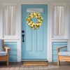Northlight Daisy, Peony and Roses Artificial Floral Spring Wreath - 26" - 3 of 4
