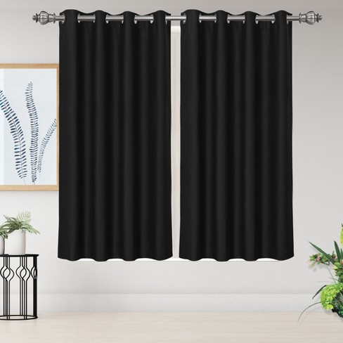 2 Pcs 52 X 63 Inch Solid Blockout, 63 Inch Curtain Panels