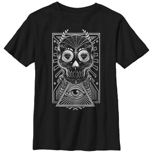 Boy's Lost Gods Diamond Sugar Skull T-Shirt - 1 of 4