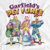 Garfield Heroes Await Adult T-Shirt White - 2 of 4
