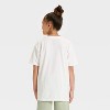 Girls' Sabrina Carpenter Oversized Short Sleeve Graphic T-Shirt - White - 3 of 4