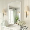 Apmir Rectangular Aluminum Alloy Framed and Tempered Glass Wall Bathroom Vanity Mirror in Matte Black/ Gold/ Silver/ Brown - 4 of 4