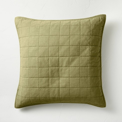 King Euro Heavyweight Linen Blend Throw Pillow Natural - Casaluna™ : Target