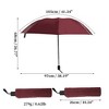 Unique Bargains Manual Open Close Umbrella Retractable for Rain Wind - 2 of 4