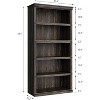 5 Tier Bookshelf, 67.4" Wooden Bookcase for Storage, Floor Standing Display Storage Shelves - 2 of 4