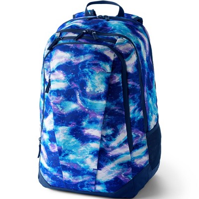 Lands' End Kids Techpack Extra Large Backpack - - Paradise Aqua Cosmos ...