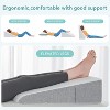 COWLOWN 24 x 24 x 8 in White Memory Foam Pillow, Triangle Pillow Wedge for Acid Reflux for Sleeping - 3 of 4