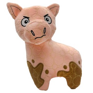 Bite Force Built with Kevlar Tough Plush Pig Dog Toy - 1 of 4