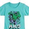 Girls' - Marvel - Hulk Katakana Fitted Short Sleeve Graphic T-Shirt - 2 of 4
