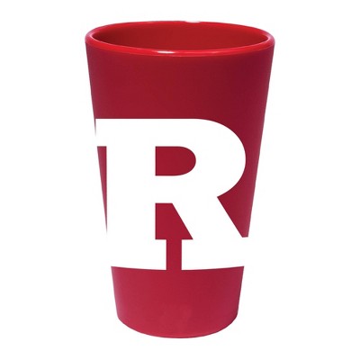NCAA Rutgers Scarlet Knights Silicone Pint Glass - 16oz