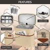 OPUX Wine Bag, 4,6 Bottle Cooler Insulated Tote Carrier Travel Picnic BYOB, Leakproof Padded Portable Party Christmas Gift - 4 of 4