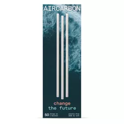 Aircarbon 100% Compostable Straws - 50ct