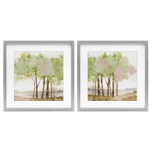 Stupell Industries Idyllic Spring Awakening 2pc Framed Print Under Glass Set - 1 of 4