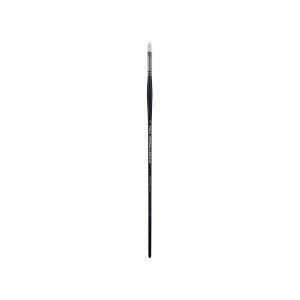 Creative Mark Imperial Professional Chungking Hog Bristle Brush - Filbert , Handmade Long Handle Oil Paint Brushes for Artists, Nickel-Plated Brass - 1 of 4