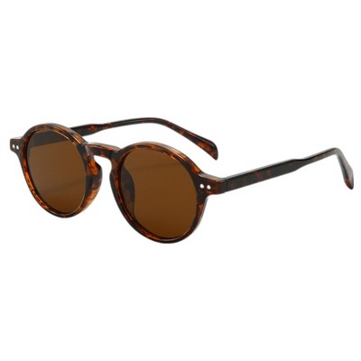 Anna-Kaci Round Frame Polarized Sunglasses with UV400 Protection and Vintage Inspired Design